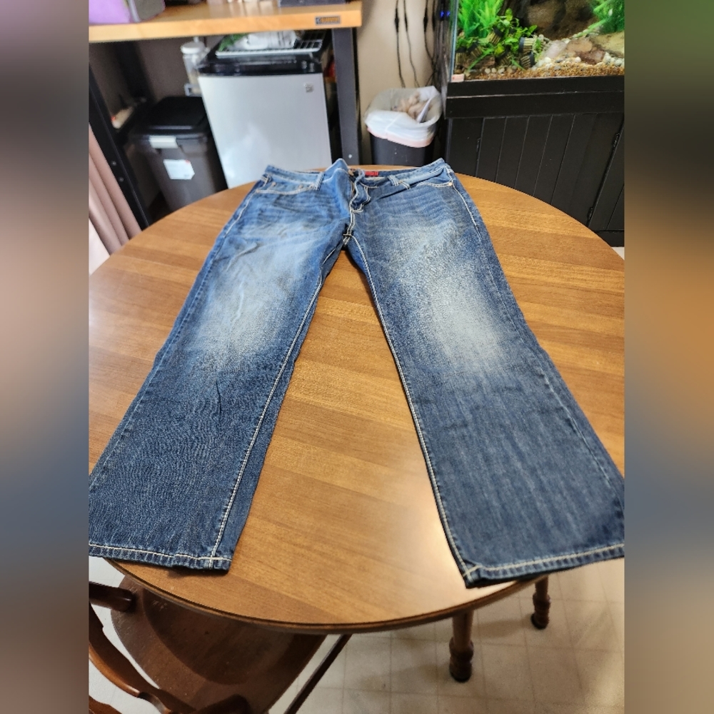 Mens rock & roll mens relaxed jeans 40x32